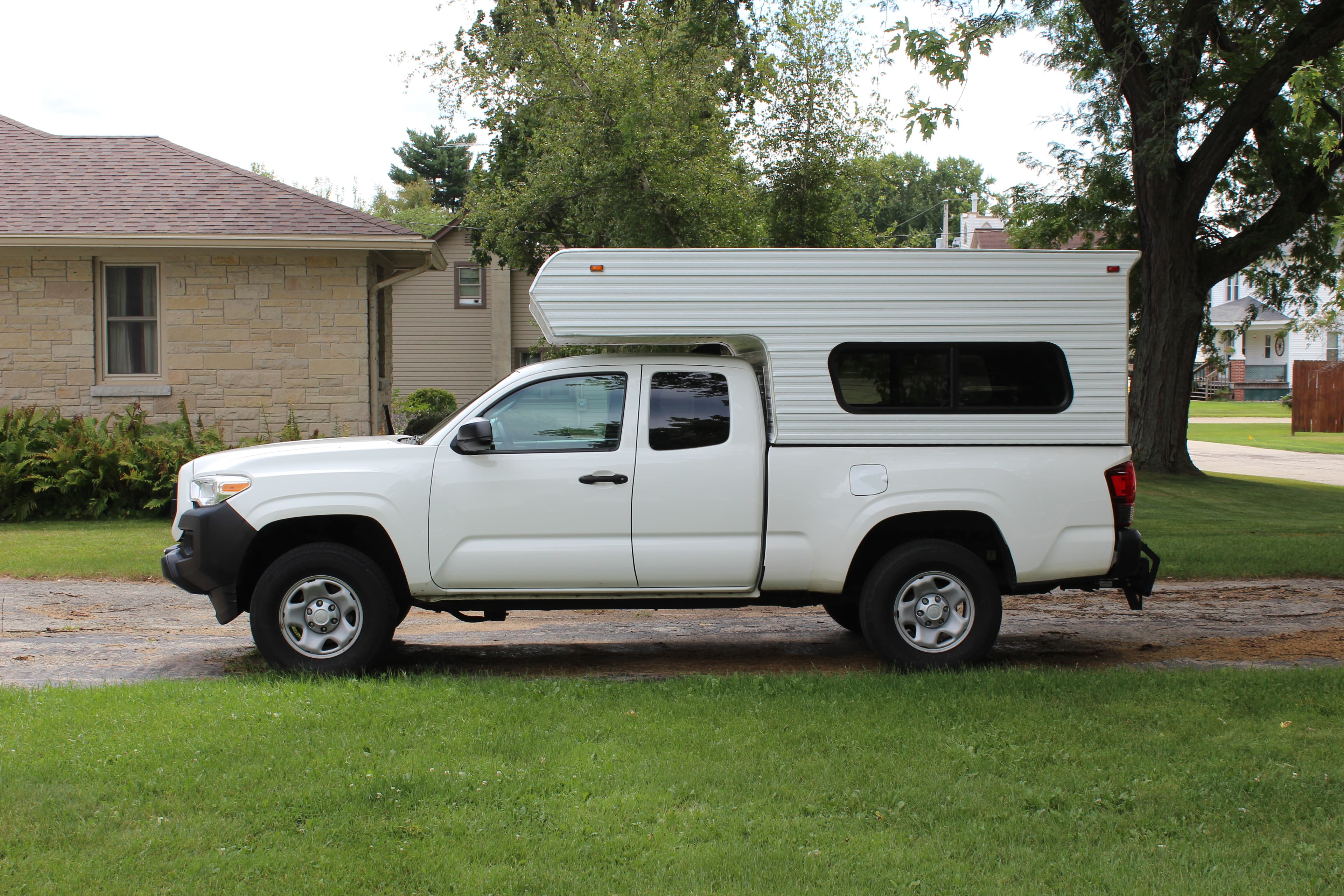 2020 Toyota Tacoma with Camper Shell