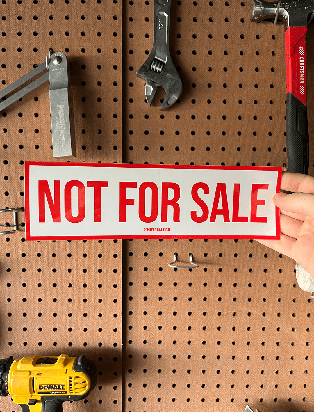"NOT FOR SALE" Bumper Sticker