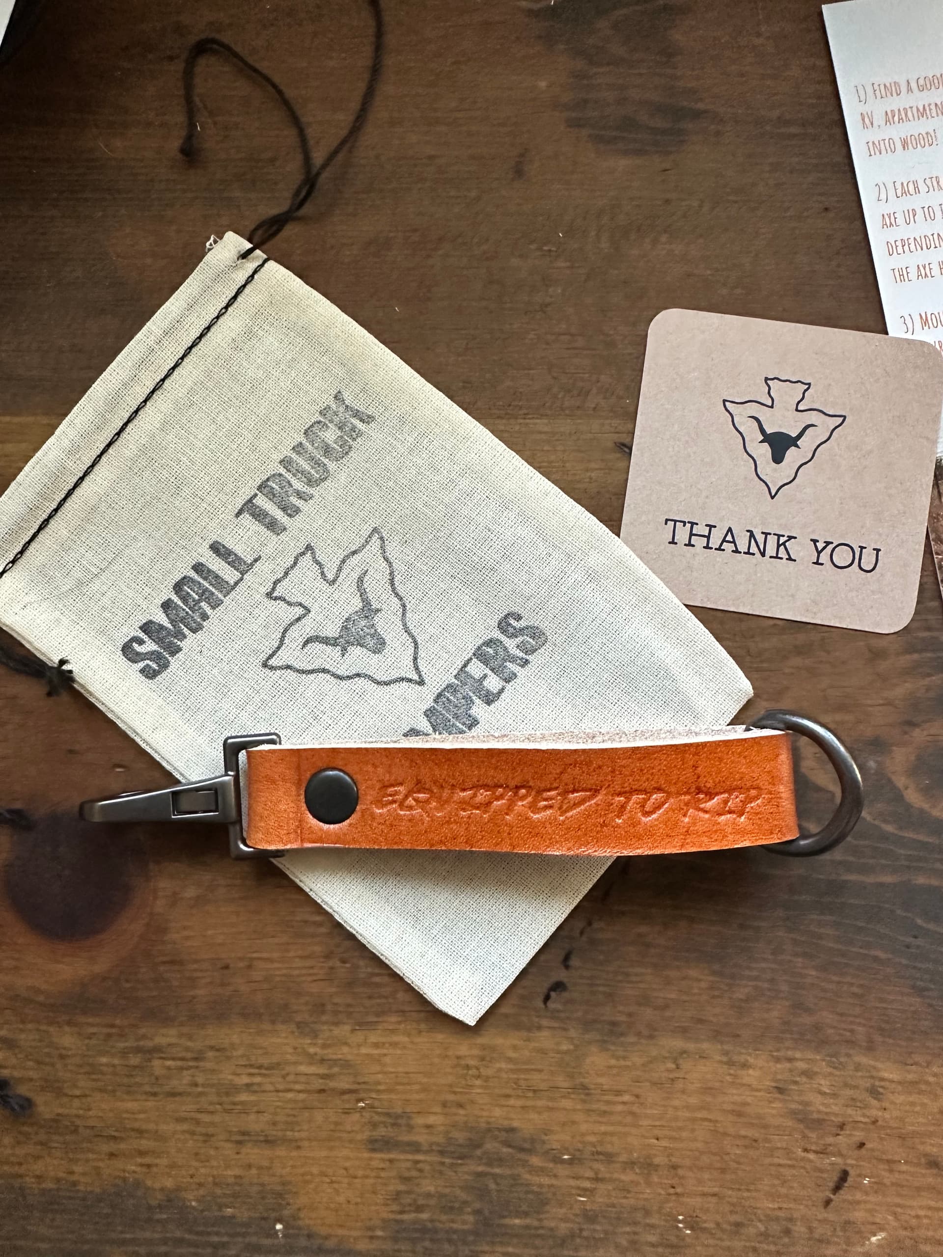 Equipped to Rip Key holder