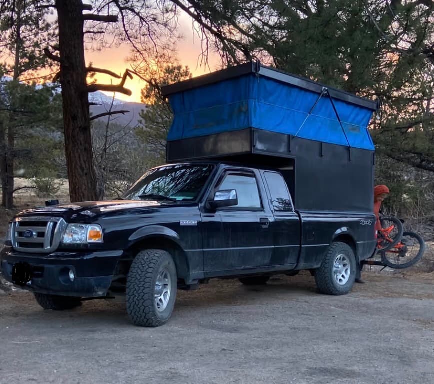 Custom Pop Top Truck Camper (Fits Ford Ranger)