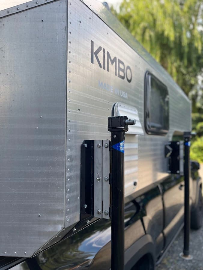 Kimbo Camper Quick Release Jack Bracket System - No Extensions