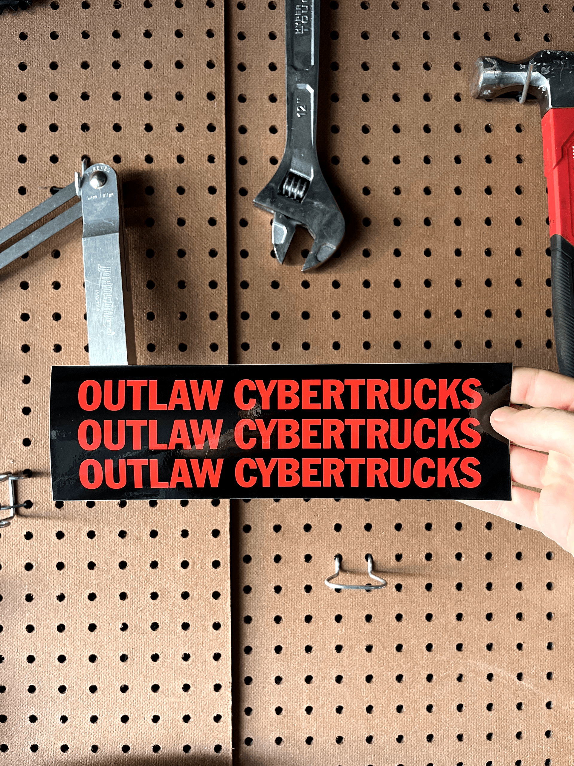 "OUTLAW CYBERTRUCKS" - Bumper Stickers