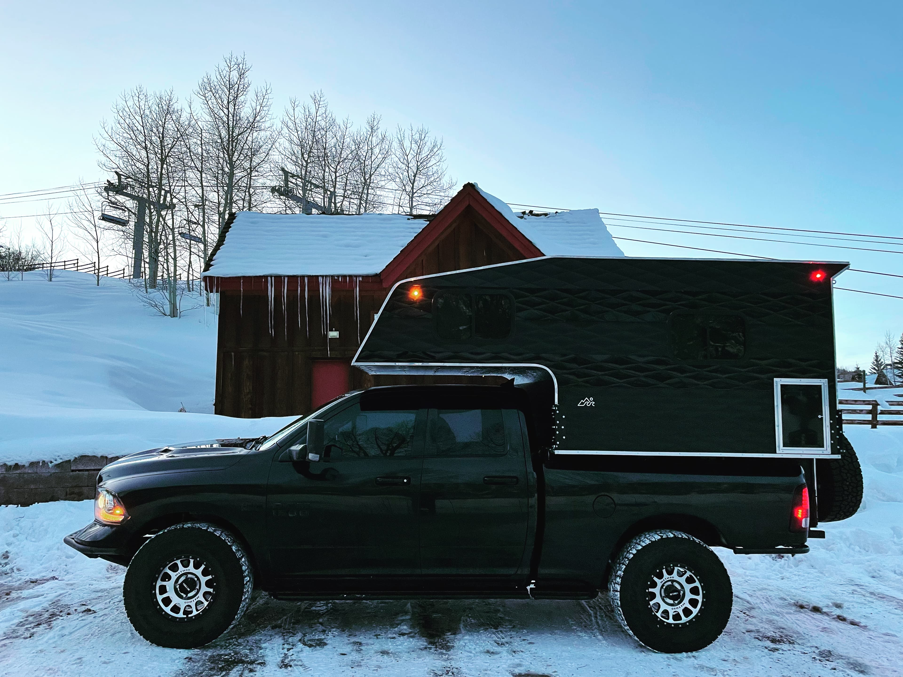 Off Road Ready Camper with Custom Ski Closet