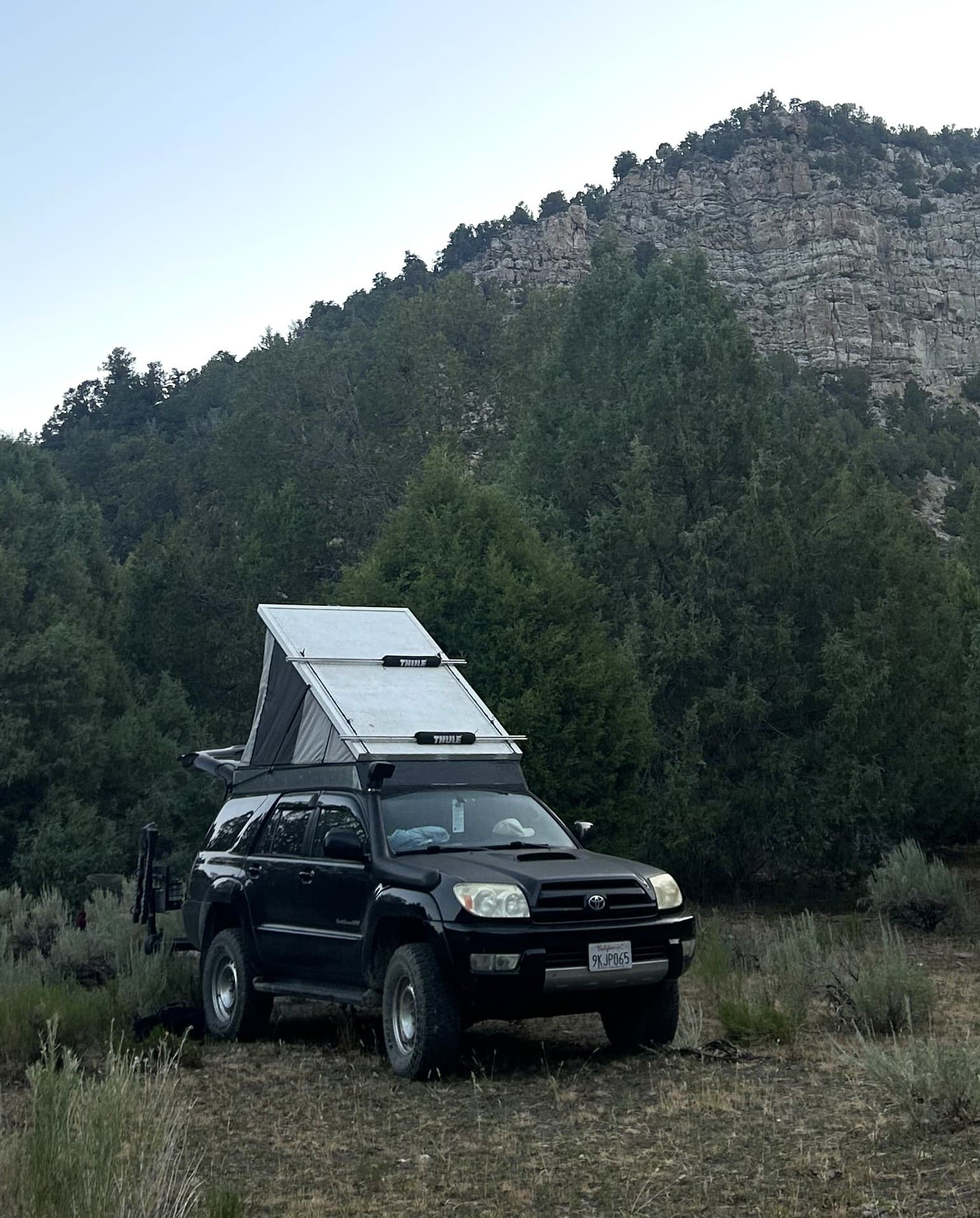 2005 Toyota 4Runner 4wd with pop top camper conversion